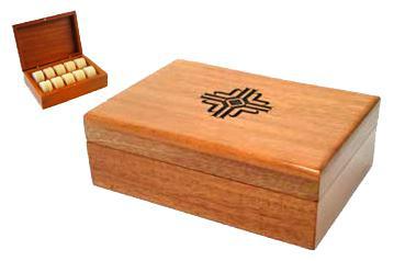 Solid Mahogany Wafer Box