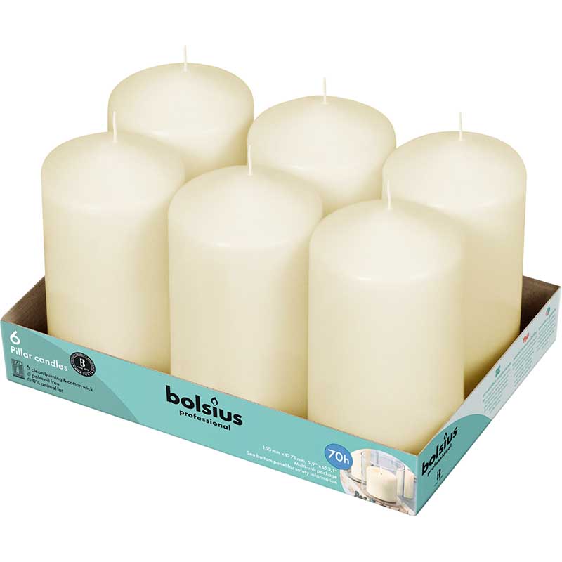 Pillar Candle 80mm Diameter