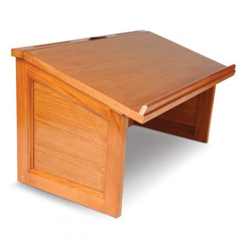 Folding Table Top Lectern – Natural Finish