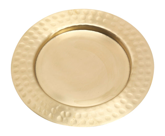 Candlestick plate matt D 12,5 cm 