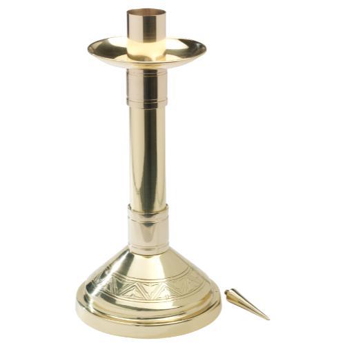 Brass Candlestick 33cm