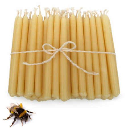 7/8" Diameter 25% Beeswax Altar Candles