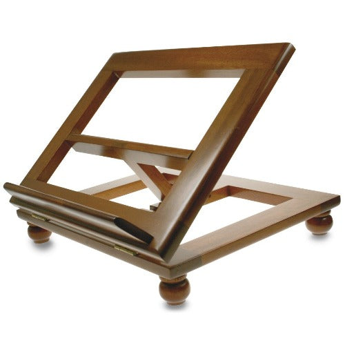 Adjustable Mahogany Book or Bible Stand