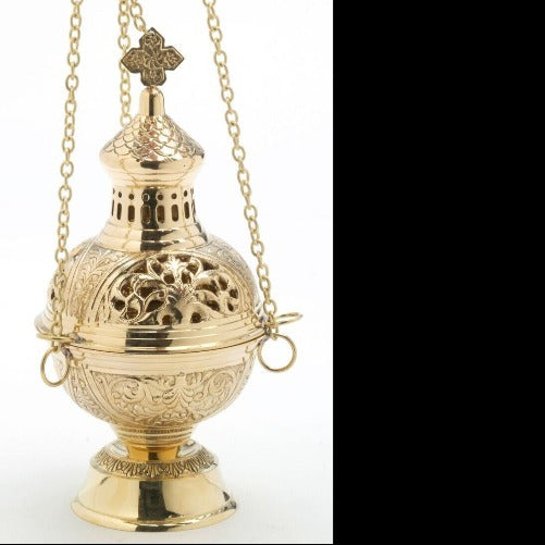 Large Thurible with Cross 28cm