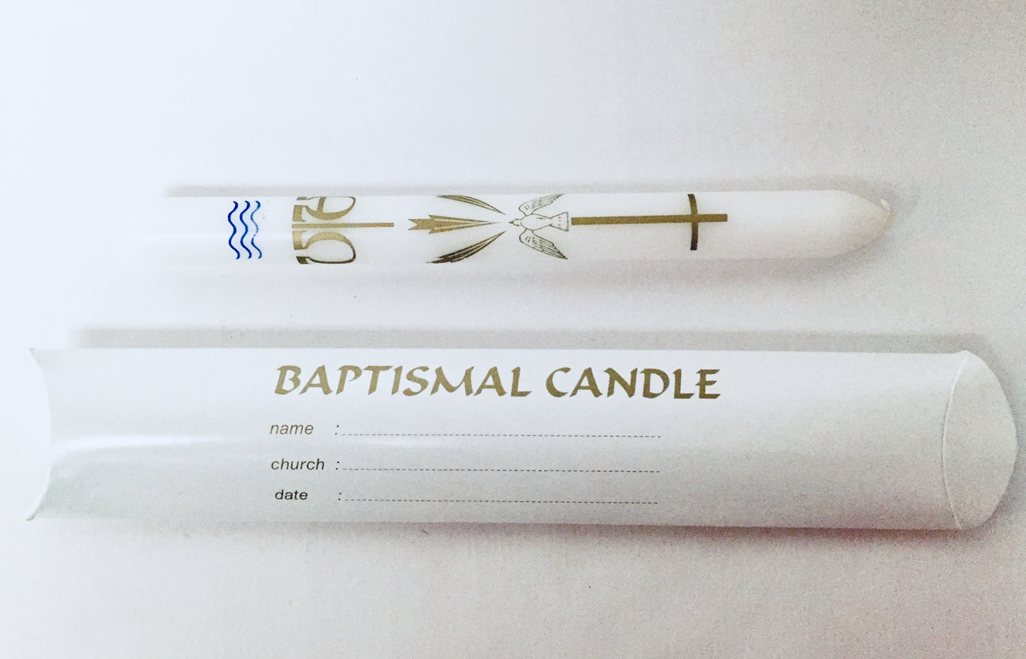 Baptismal candle - Pillow box 7/8 x 9" (20)