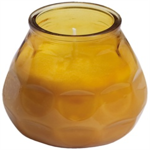 Twilight Glass filled Candles Amber (6)
